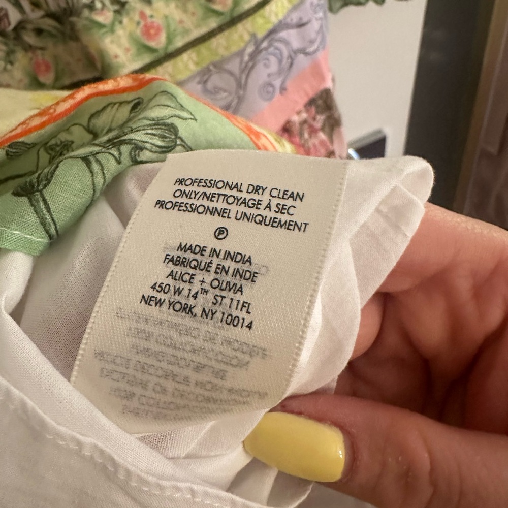 NWT Alice + Olivia Lavinia Blouson Sleeve Mini Dress Size 10 - Picture 15 of 16